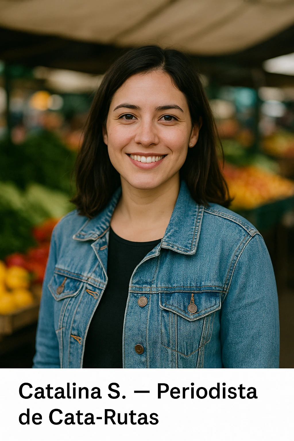 Catalina, periodista de rutas y ferias