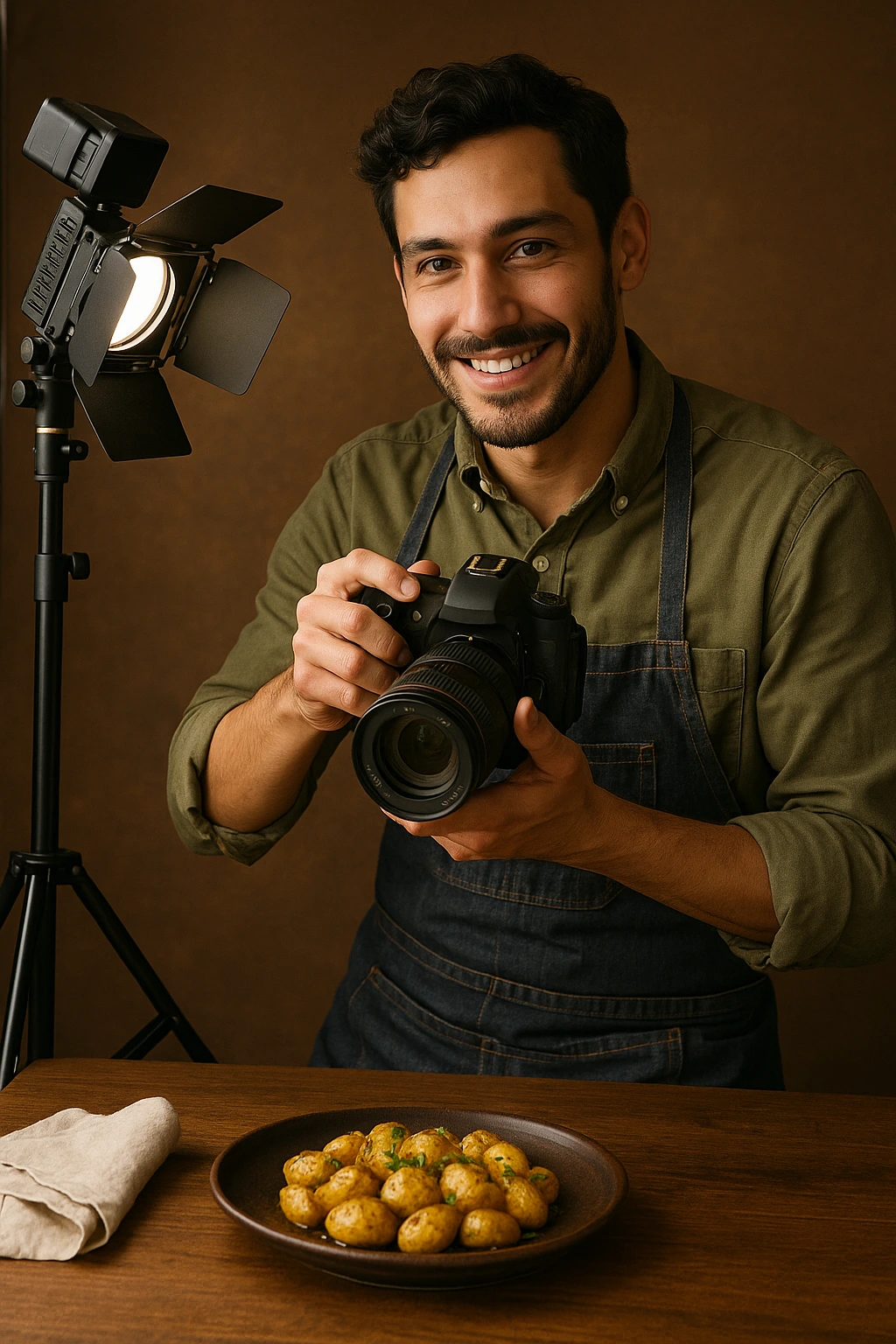 Mateo, fotógrafo culinario de GustoAndino.cl